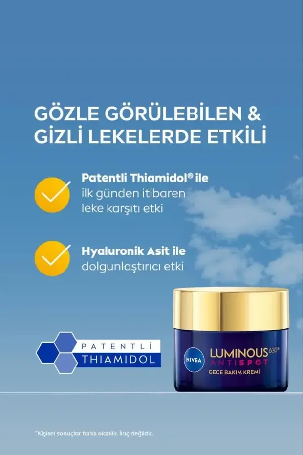 NIVEA Luminous630 Gece Kremi 50 ml