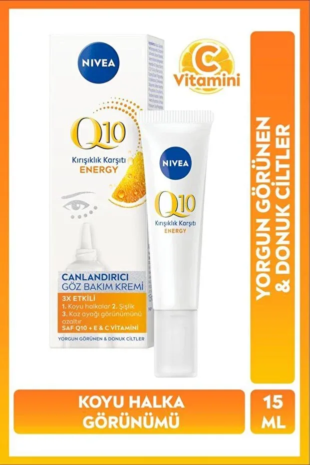 NIVEA Q10 Energy Göz Bakım Kremi 15 ml