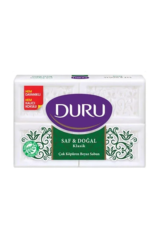 Duru Saf ve Doğal Kalıp Sabun 4x150 g - Klasik