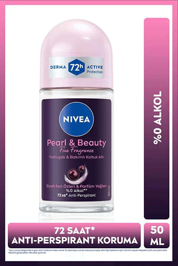 NIVEA Kadın Roll-On Deodorant Ferah Koruma 50ml - Pearl&beauty
