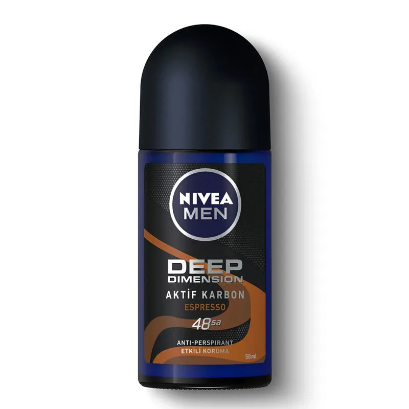 NIVEA MEN Deep Roll-On Deodorant 50ml - Espresso