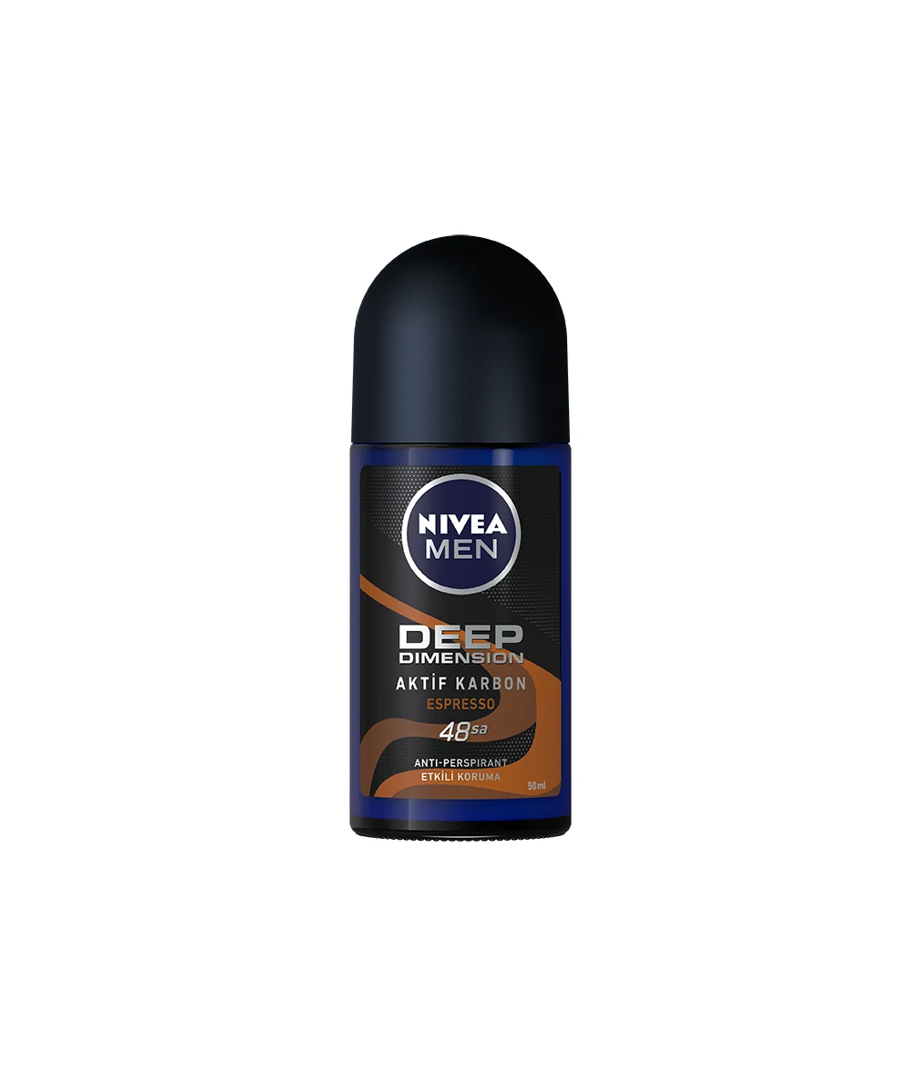 NIVEA MEN Deep Roll-On Deodorant 50ml - Espresso resmî ürün görseli