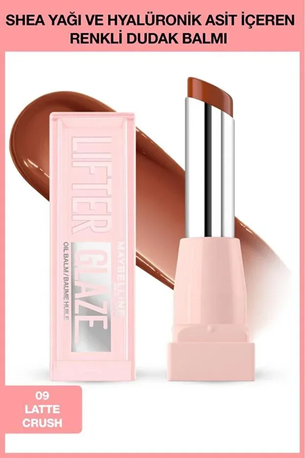 Maybelline Lifter Glaze Renkli Dudak Balmı - 09 Latte Crush