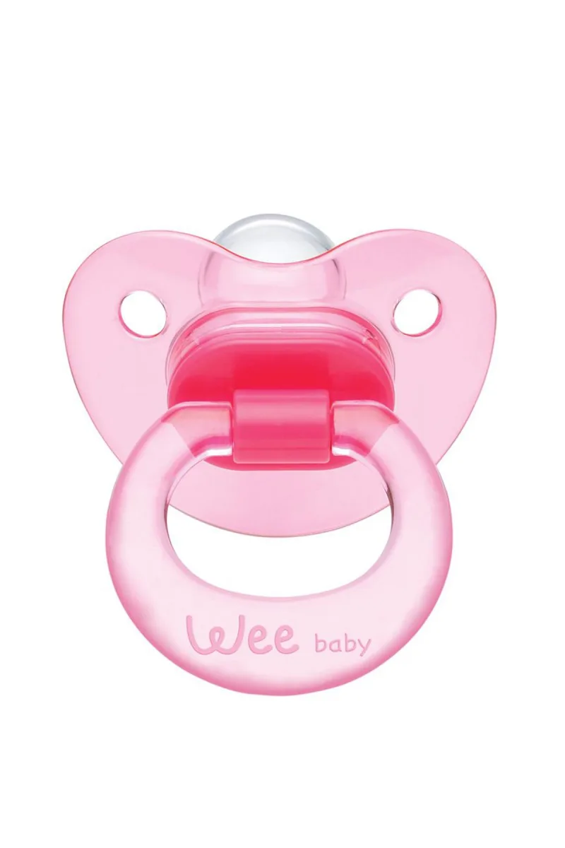 Wee Baby Bebek Emziği  Tasarım Modeli - Silikon Akide Damaklı Emzik No: 2