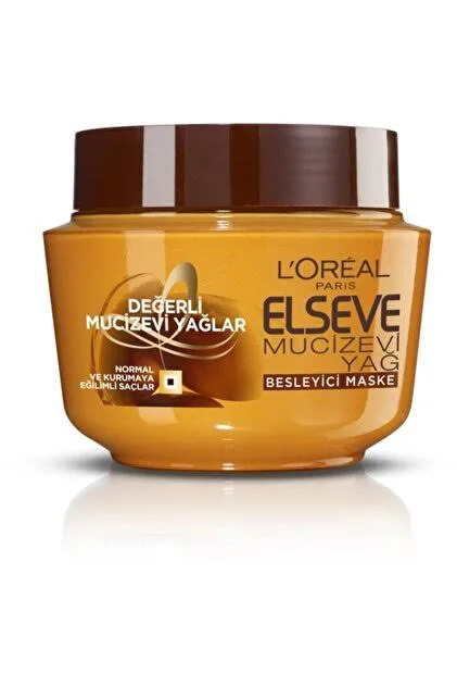 Loreal Saç Bakım Maskesi 300 ml - MUCİZE YAĞ