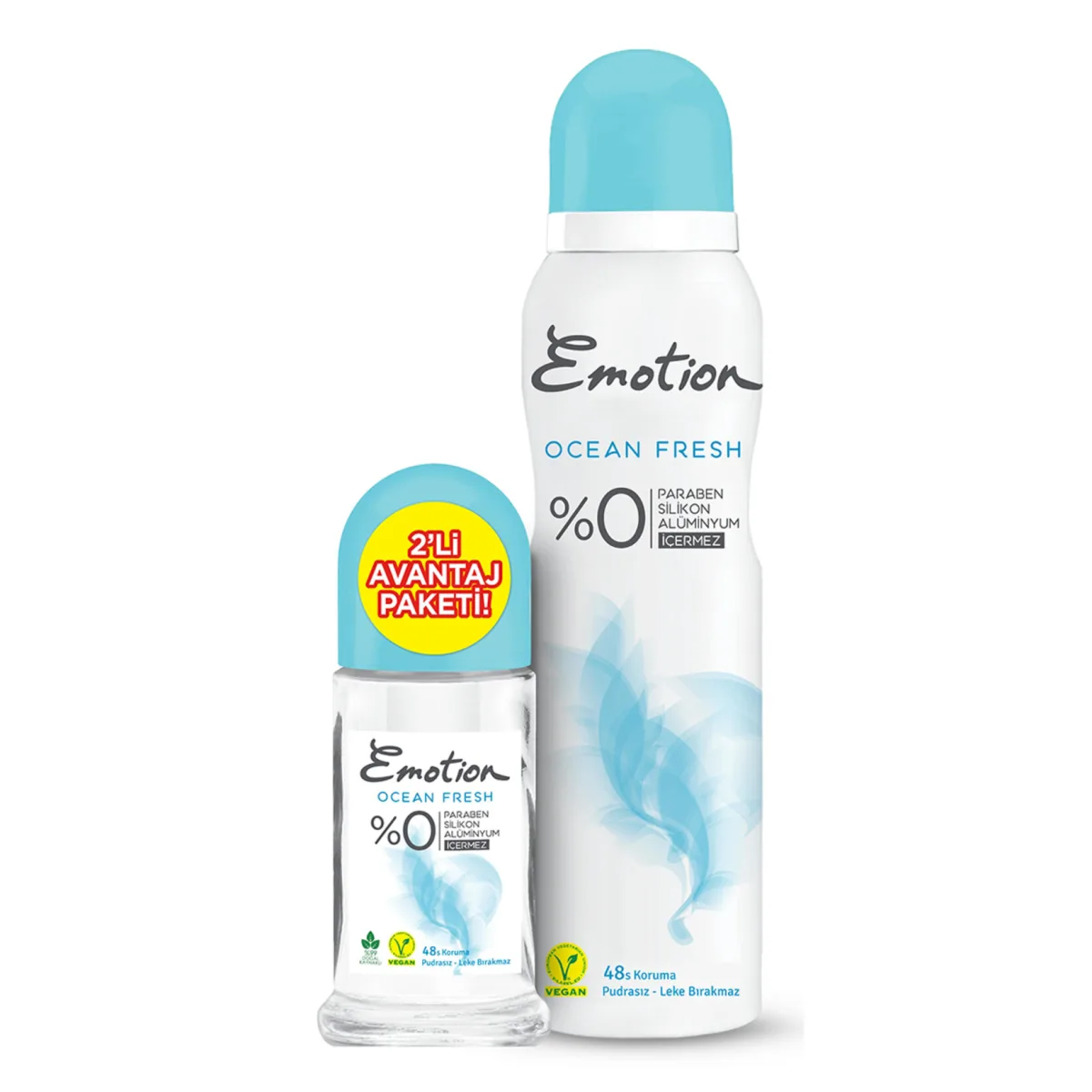 Emotion Ocean Fresh Deodorant 150 ml + Roll On