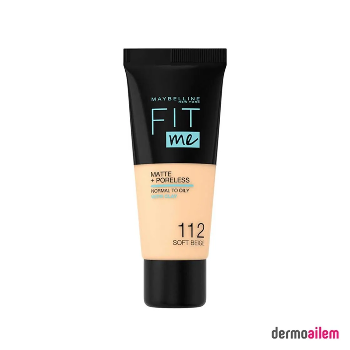 Maybelline Fit Me Matte Poreless Fondöten - 112 Soft Beige