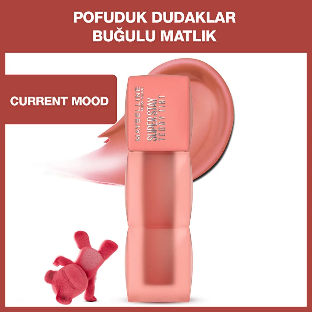 Maybelline Super Stay Teddy Tint Likit Mat - 30 Coquettish