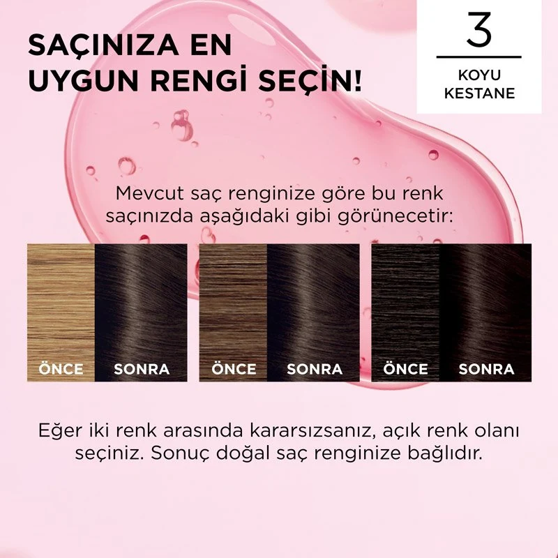 L'Oreal Excellence Cool Creme Saç Boyası - 3 Koyu Kestane ürün görseli