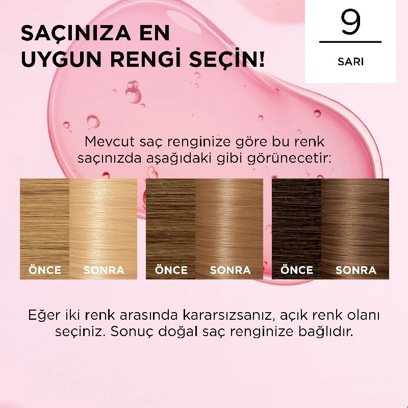 L'Oreal Excellence Cool Creme Saç Boyası - 9 Sarı ürün görseli