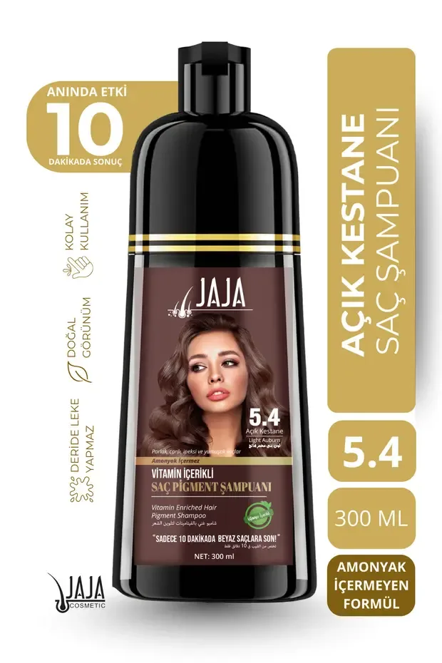 Jaja Saç Pigment Şampuanı 300 ML - 5.4 Açık Kestane