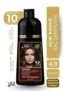 Jaja Saç Pigment Şampuanı 300 ML - 4/0 Açık Kahve