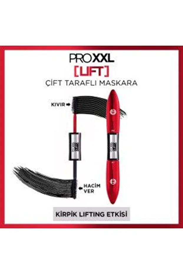 L'Oreal Pro XXL Lift Çift Taraflı Maskara - Kirpik Lifting Etkisi