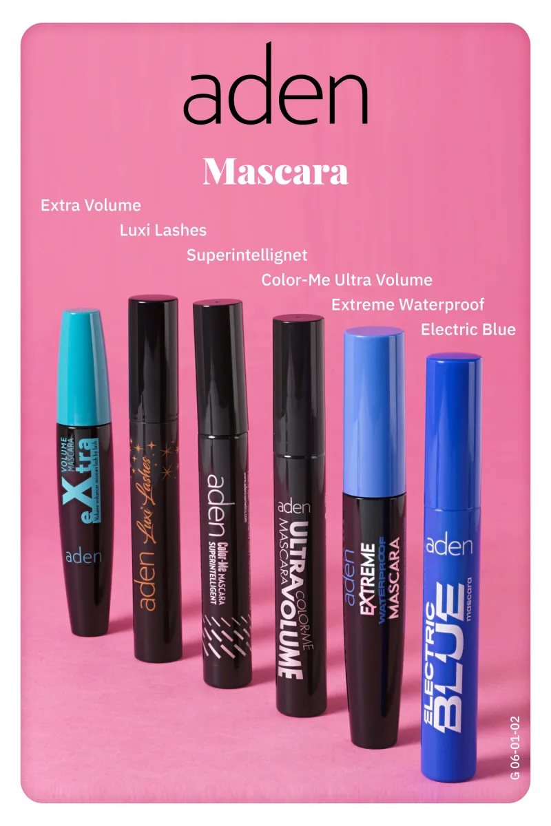 Aden Extra Volume Mascara - Hacim ve Uzatma Etkili Maskara