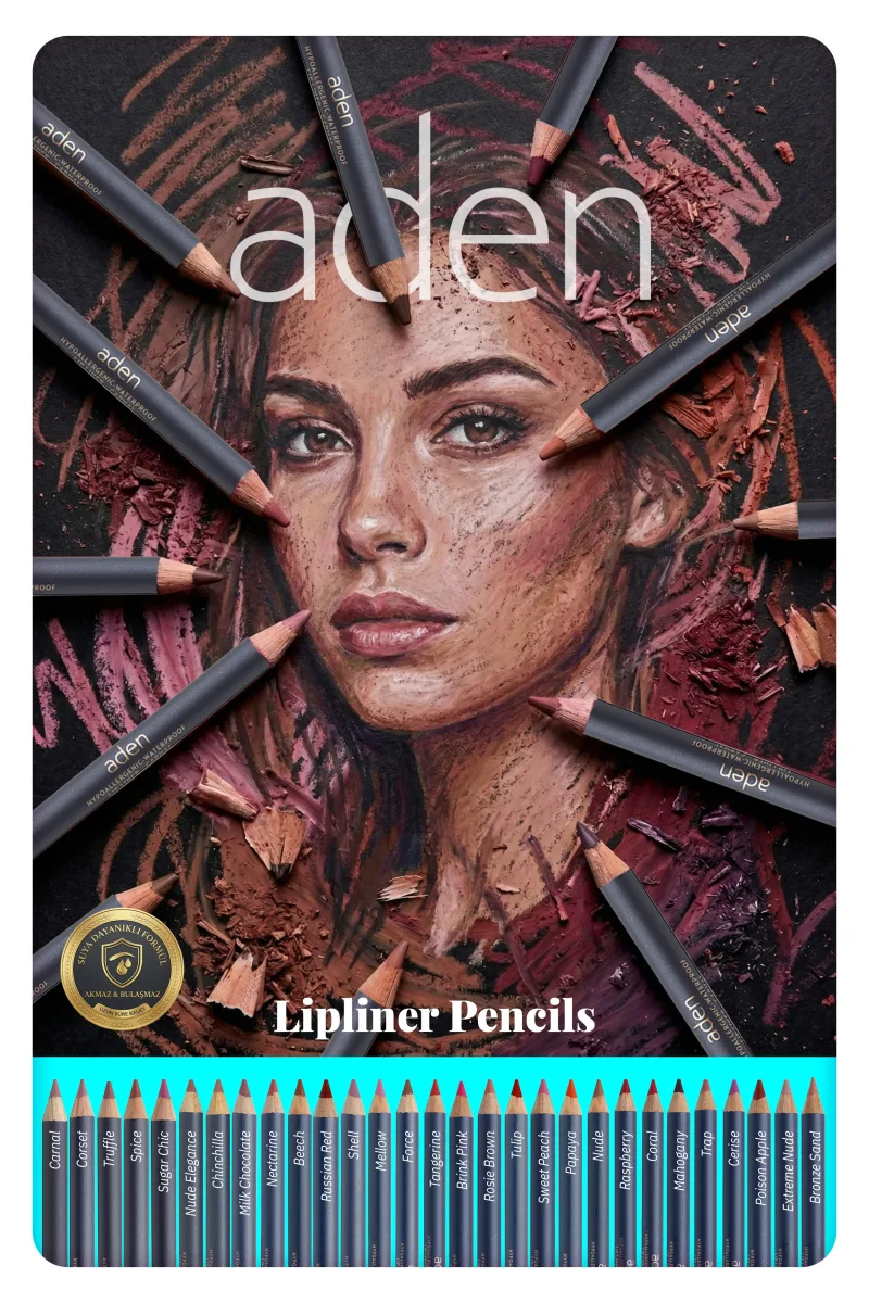 Aden Lipliner Pencil - Dudak Kalemi 33 Beech(Soft Gül Kurusu)