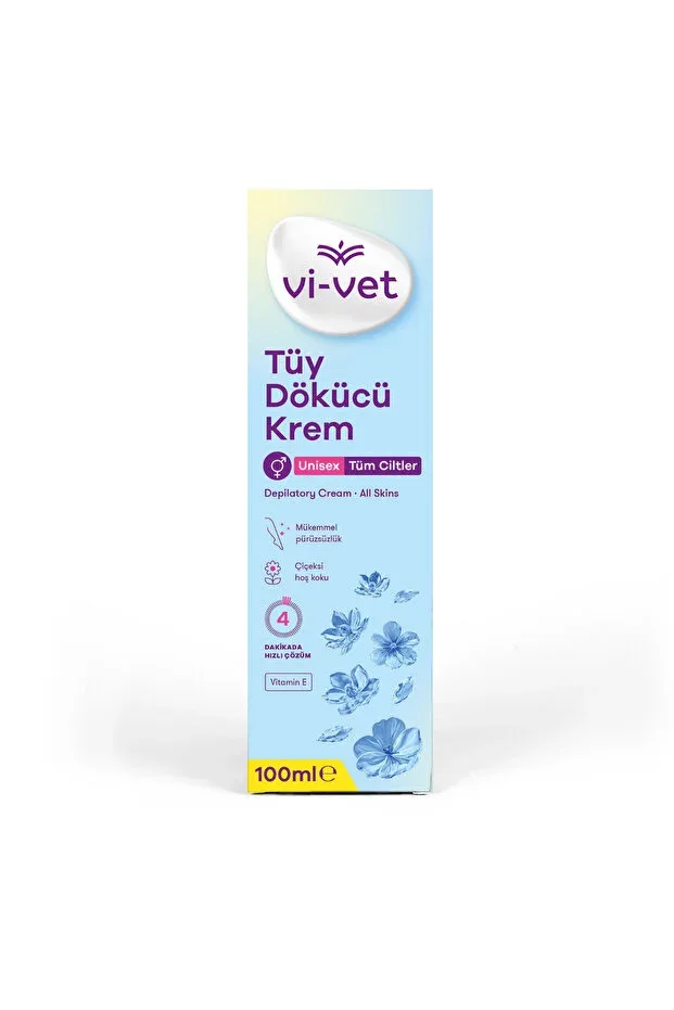 Vivet Tüy Dökücü Krem Pürüzsüz Cilt Bakımı - 100 Ml