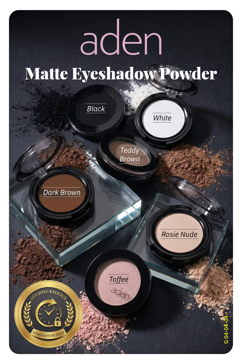 Aden Eyeshadow Powder Matte - Mat Göz Farı 04 Toffee(Şeker)