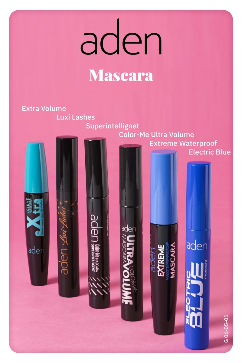 Aden Electric Blue Mascara - Elektrik Mavisi Maskara