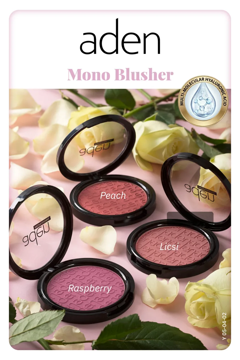 Aden Mono Blusher - Tekli Allık 02 Peach(Şeftali)