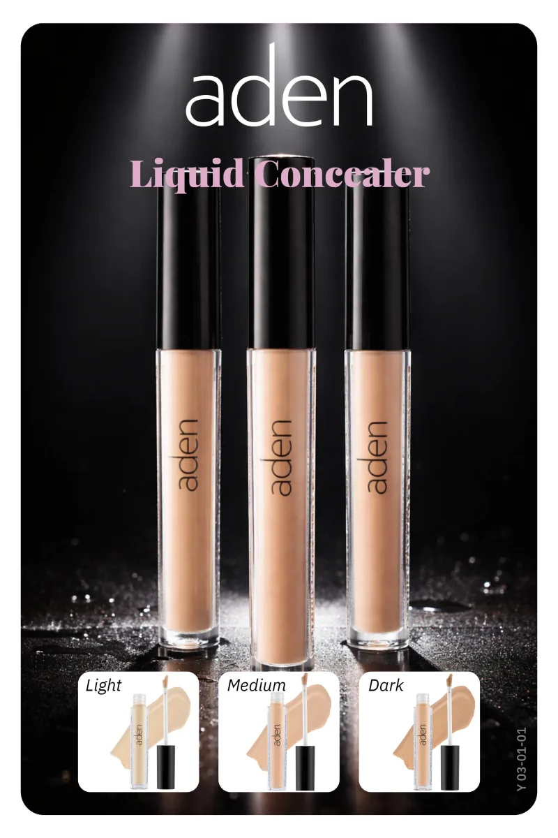 Aden Liquid Concealer - 01 Light(Açık)