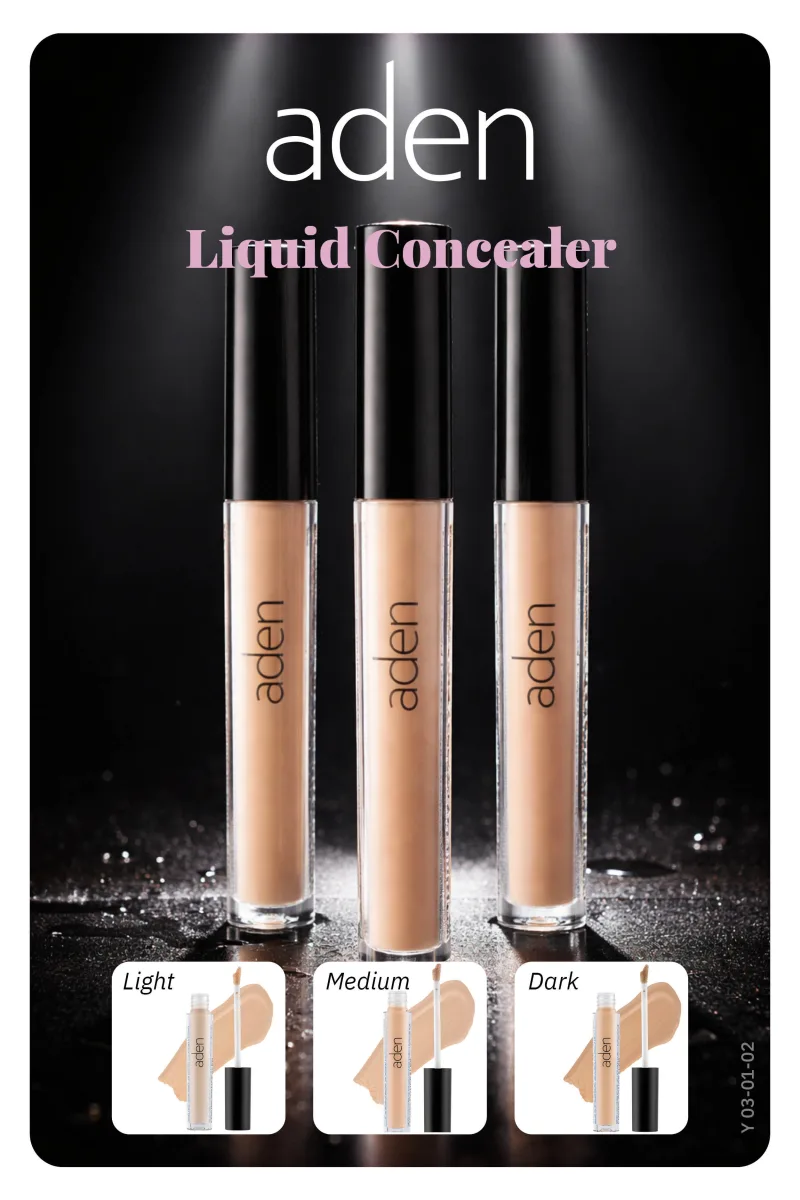 Aden Liquid Concealer - 02 Medium(Orta)