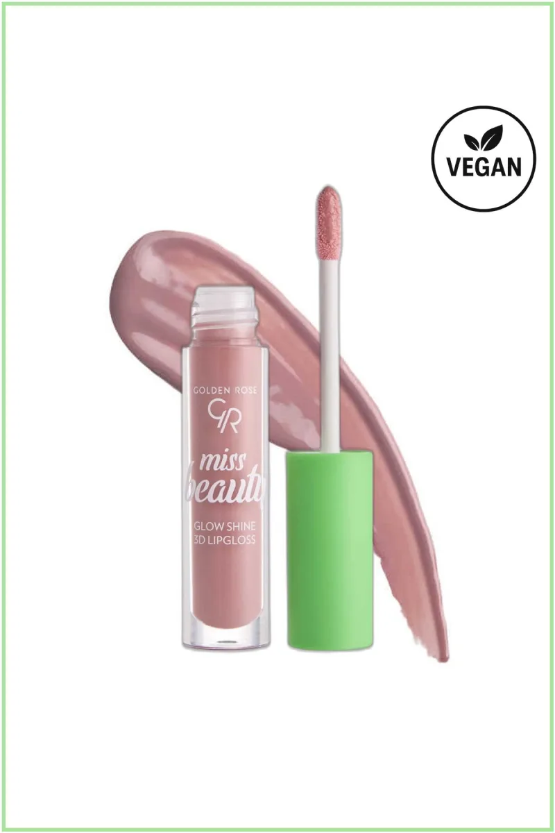 Golden Rose Miss Beauty Glow Shine 3D Lipgloss 02 Baby Pink Dudak Parlatıcısı 4,5 ml