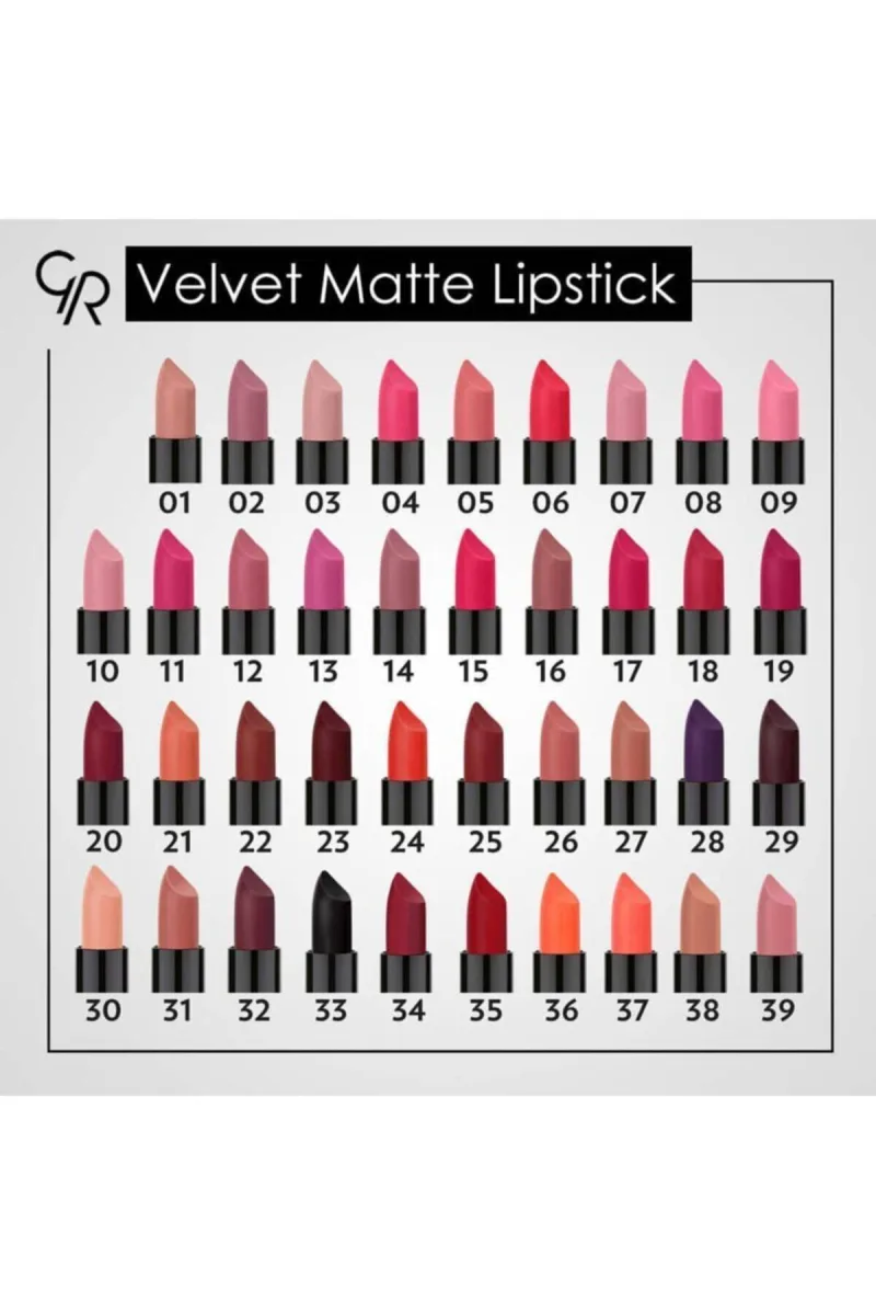 Golden Rose Lip Stick Ruj & Velvet Matte No: 28