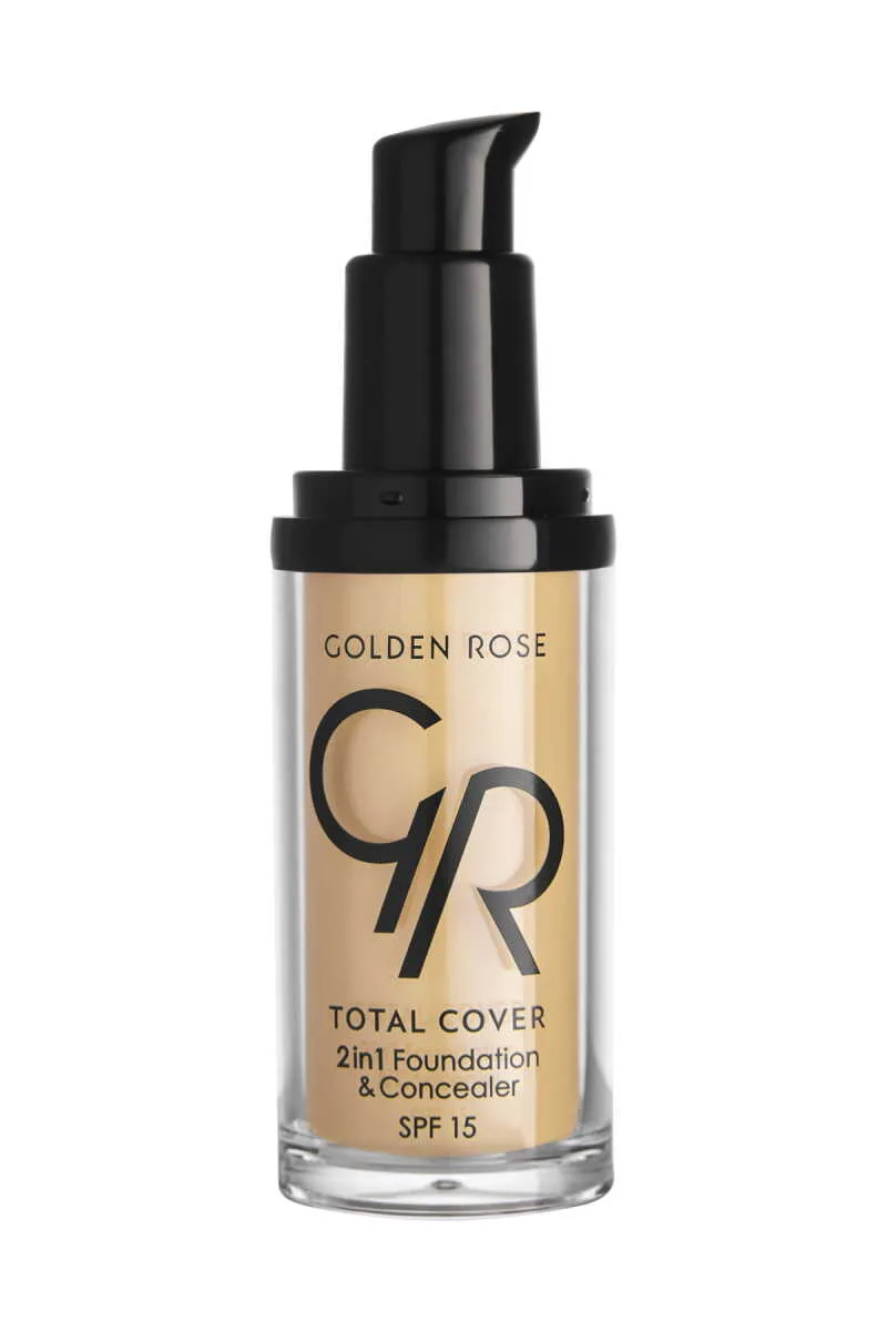 Golden Rose Fondöten & Kapatici Total Cover 2IN1 Foundation & Concealer No: 03