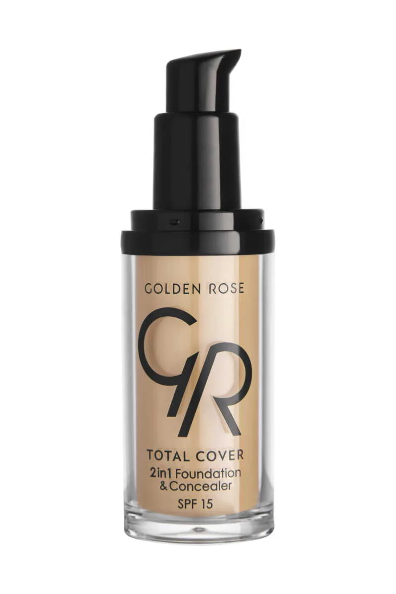 Golden Rose Fondöten & Kapatici Total Cover 2IN1 Foundation & Concealer No: 05