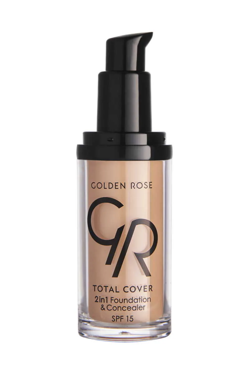 Golden Rose Fondöten & Kapatici Total Cover 2IN1 Foundation & Concealer No: 07