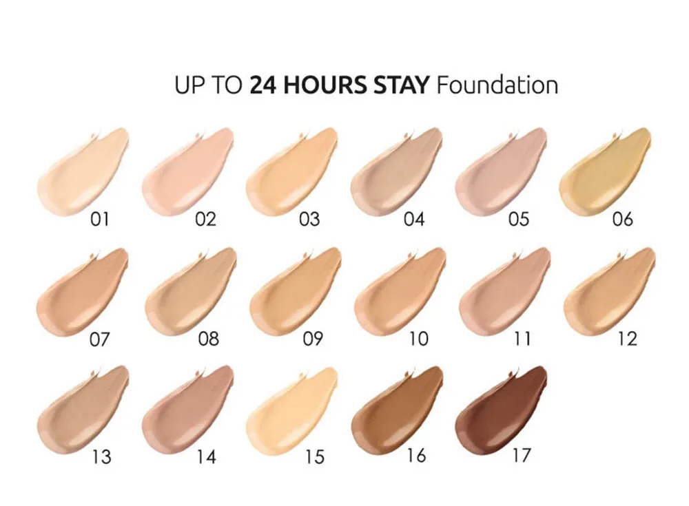 Golden Rose Fondöten & Up To 24 Hours Stay Foundation No: 07
