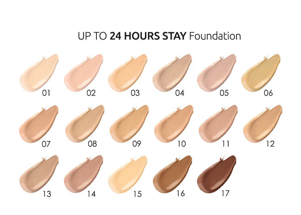 Golden Rose Fondöten & Up To 24 Hours Stay Foundation No: 07