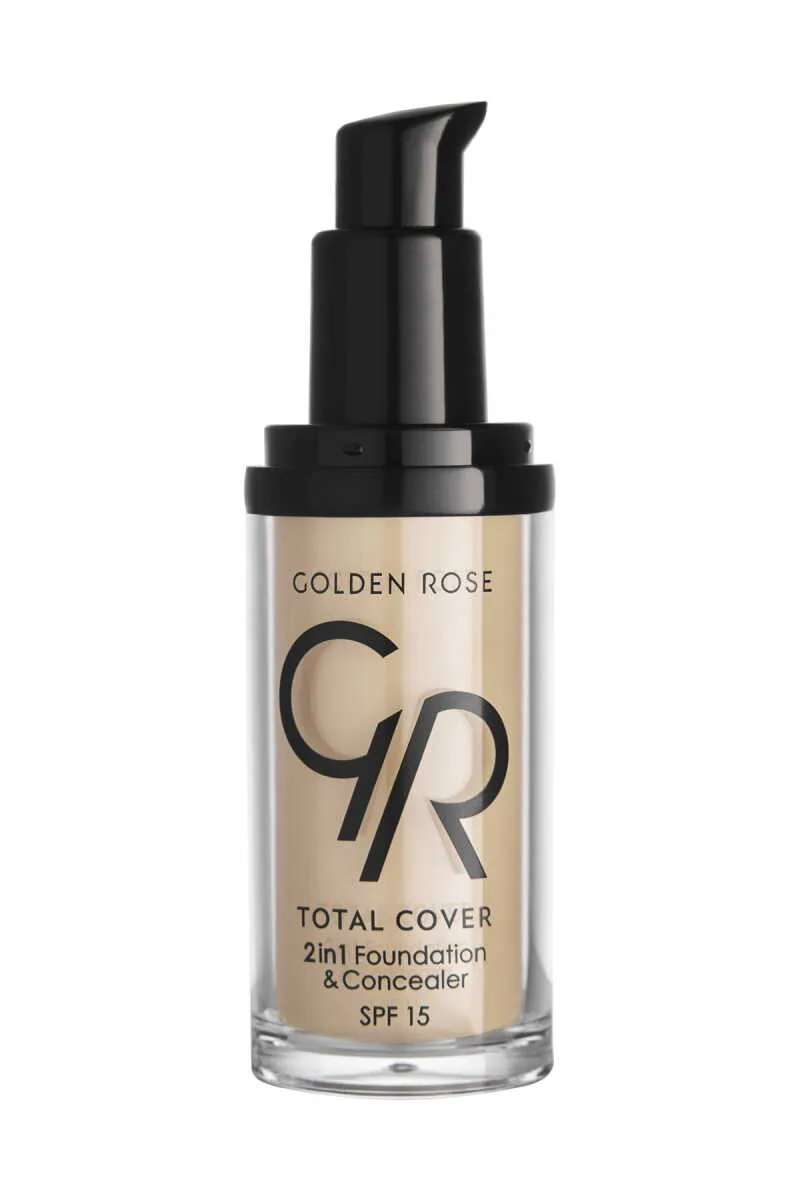 Golden Rose Total Cover 2si1 Arada Kapatıcı ve Fondöten No: 11 Nude - 30 ml