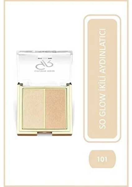 Golden Rose Aydinlatici & So Glow Highlighter Duo No: 101 Starlight