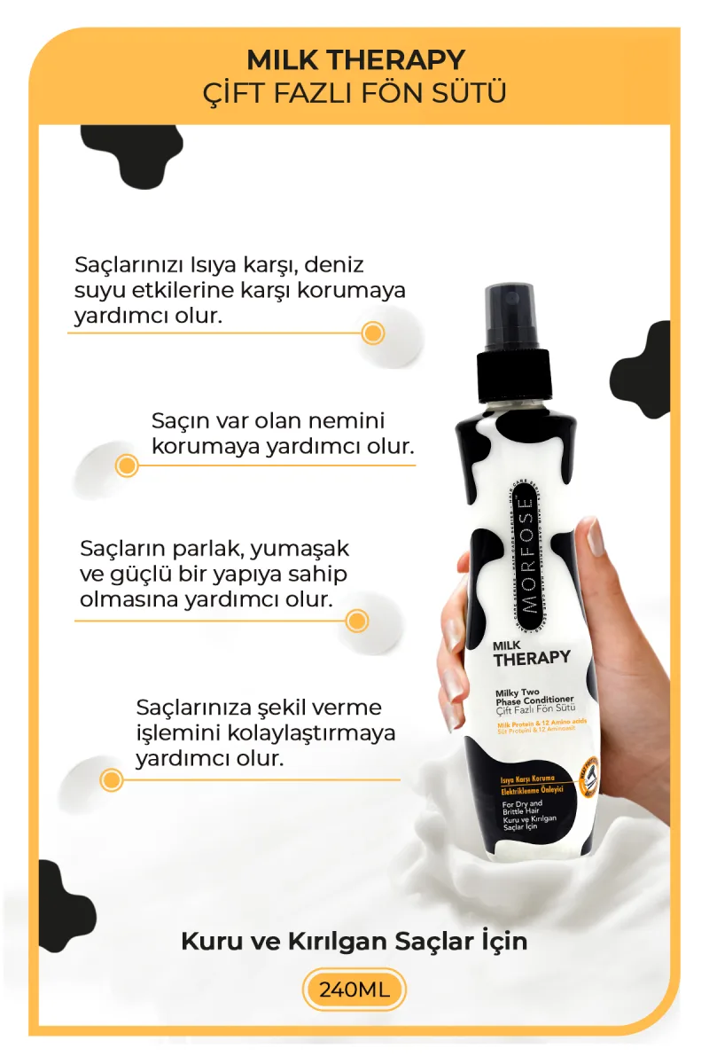 Morfose Milk Therapy Fön Suyu 240 ml