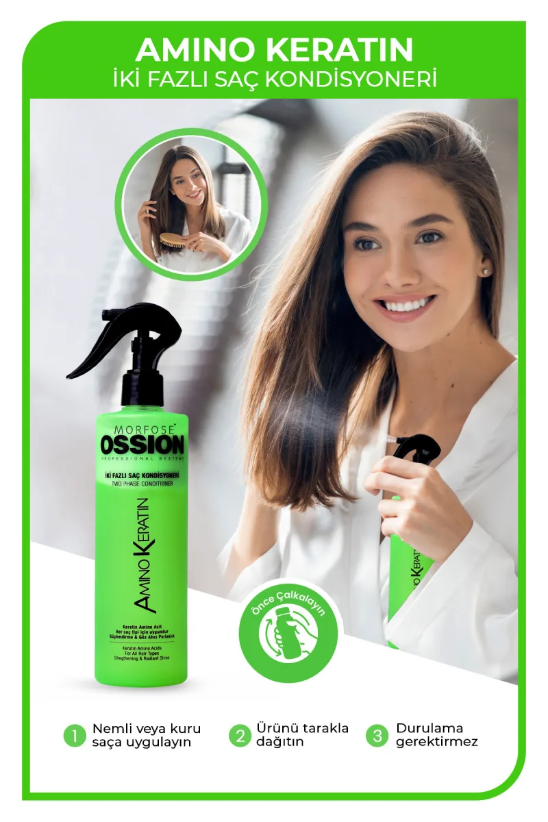 Morfose Ossion Amino Keratin Fön Suyu 400 ml