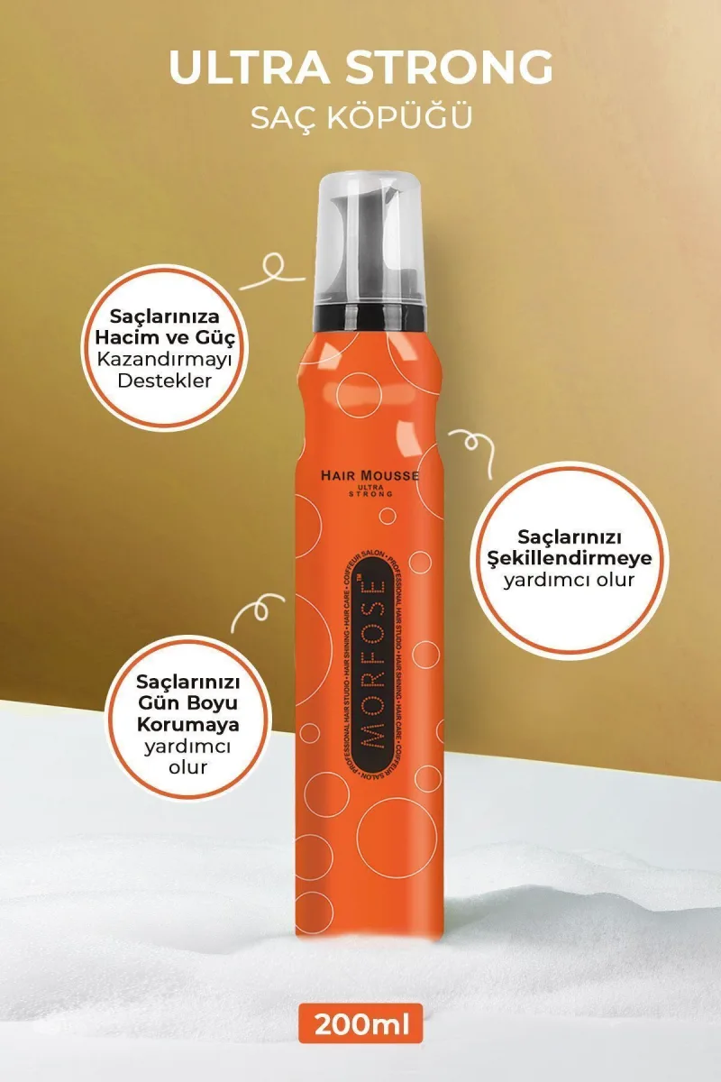 Morfose Ultra Strong Saç Köpüğü 200 ml