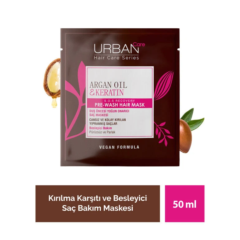 URBAN CARE SAÇ BAKIM MASKESİ - ARGAN YAĞI VE KERATİN ürün görseli