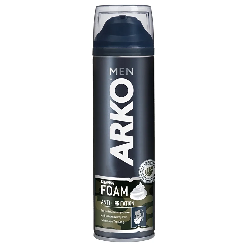 Arko Men Tıraş Köpüğü 200 ml - Tahriş Önleyici
