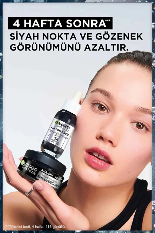 Garnier Yüz Bakim Kremi & Saf Ve Temiz Kömür Matlaştırıcı, Nemlendirici Gündüz Kremi 50 ml