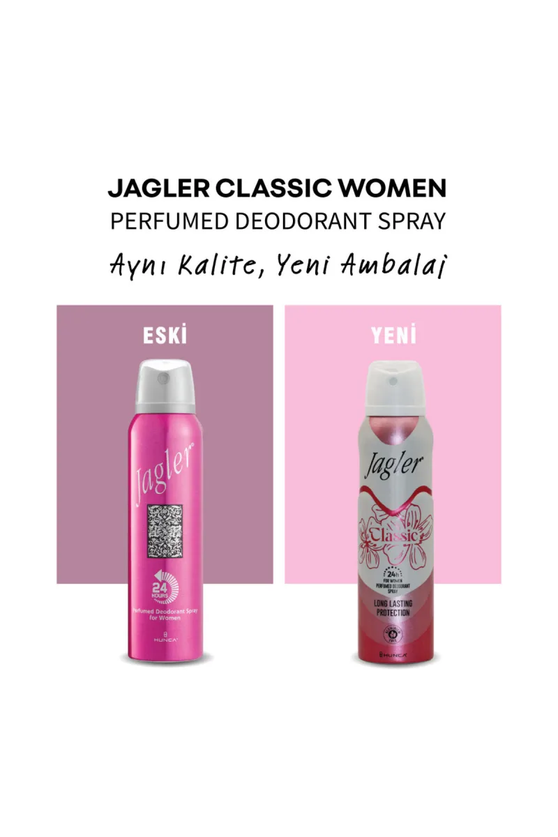Jagler Deodorant Sprey Klasik Kadin 150 ml