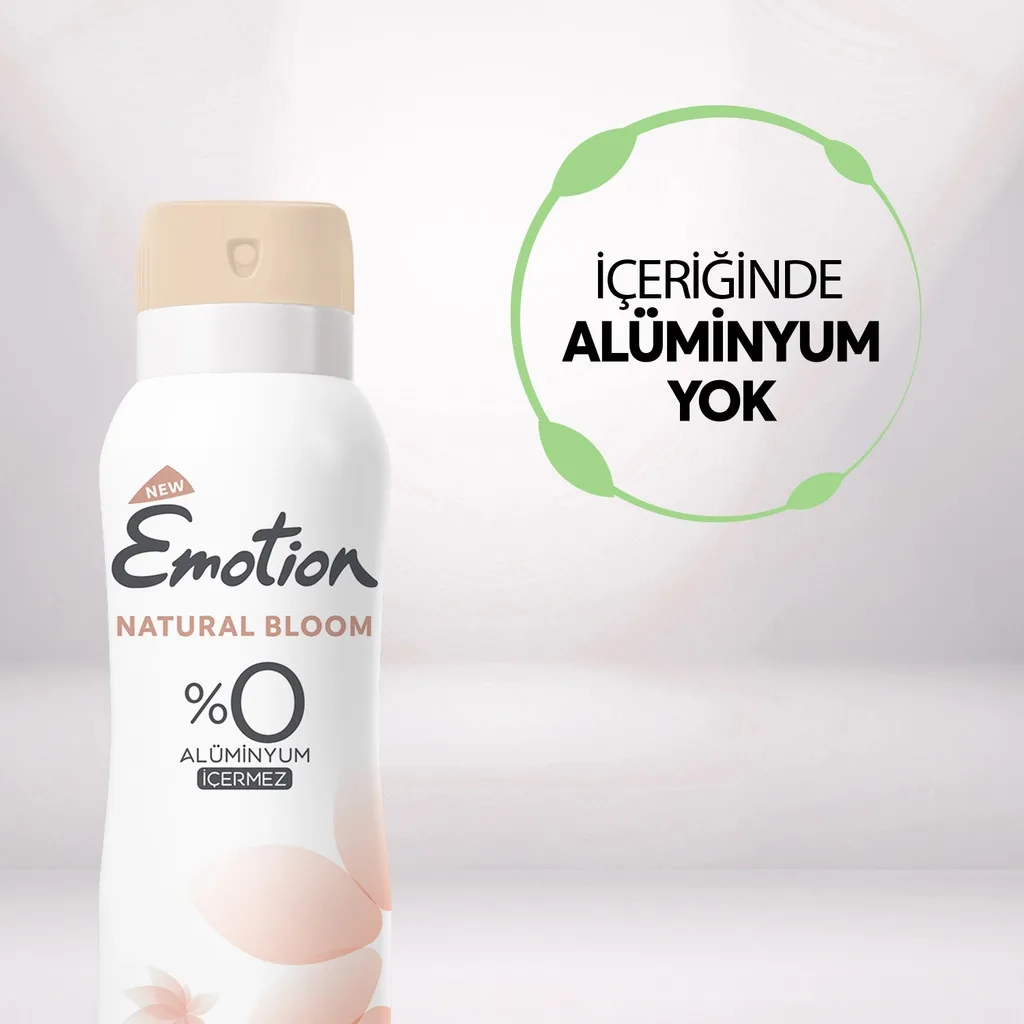 Emotion Deodorant Sprey & Natural Bloom Kadin 150 ml