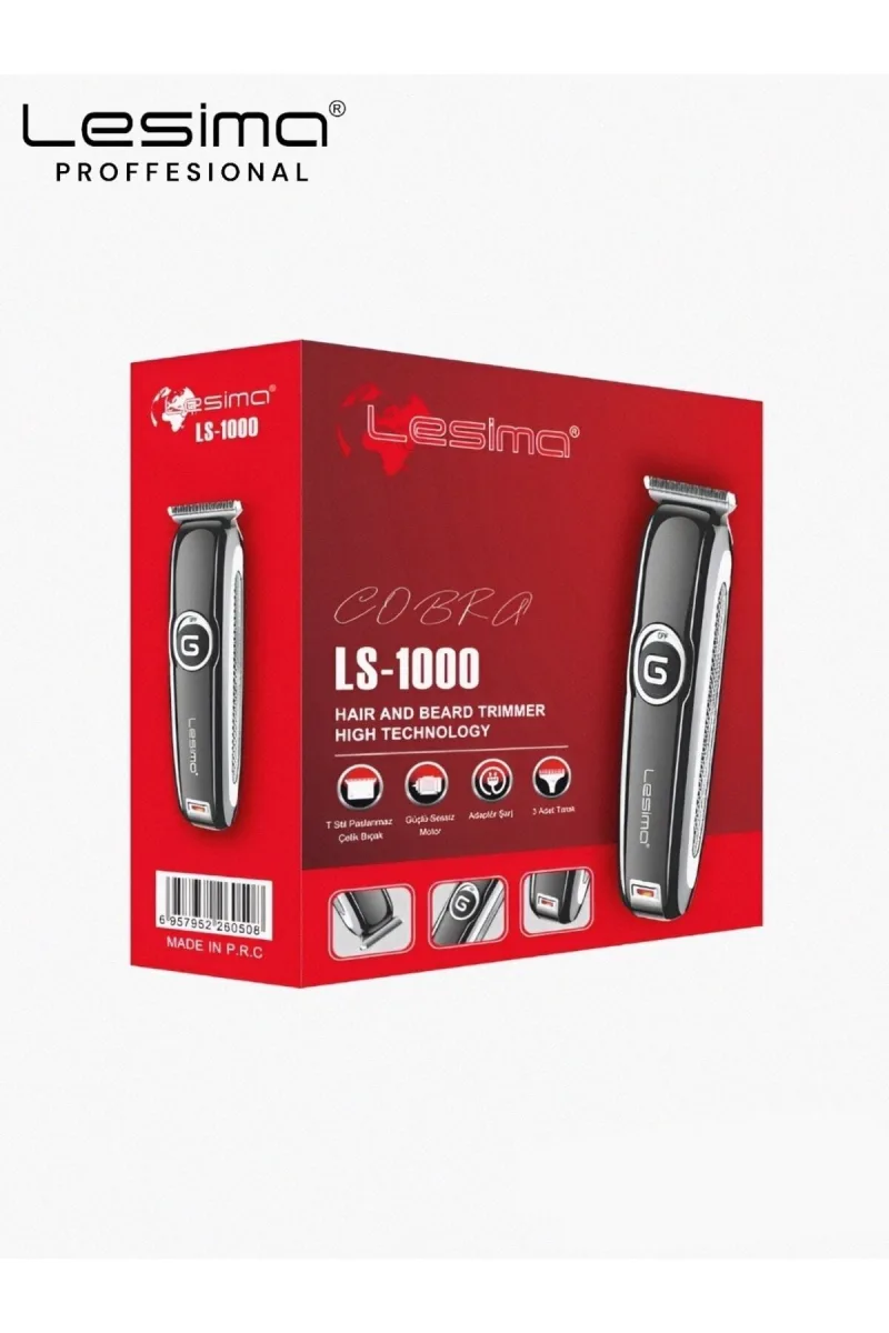 Lesima LS1000 Black Digital Tıraş Makinesi
