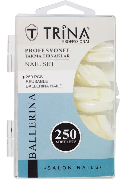 Trina 250'li Takma Tırnak Stiletto Modeli - BALLERİNA
