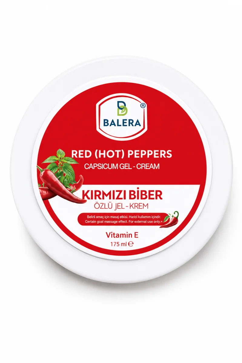 Balera Kavanoz Krem Jel 175ml - Kırmızı Biber Özlü