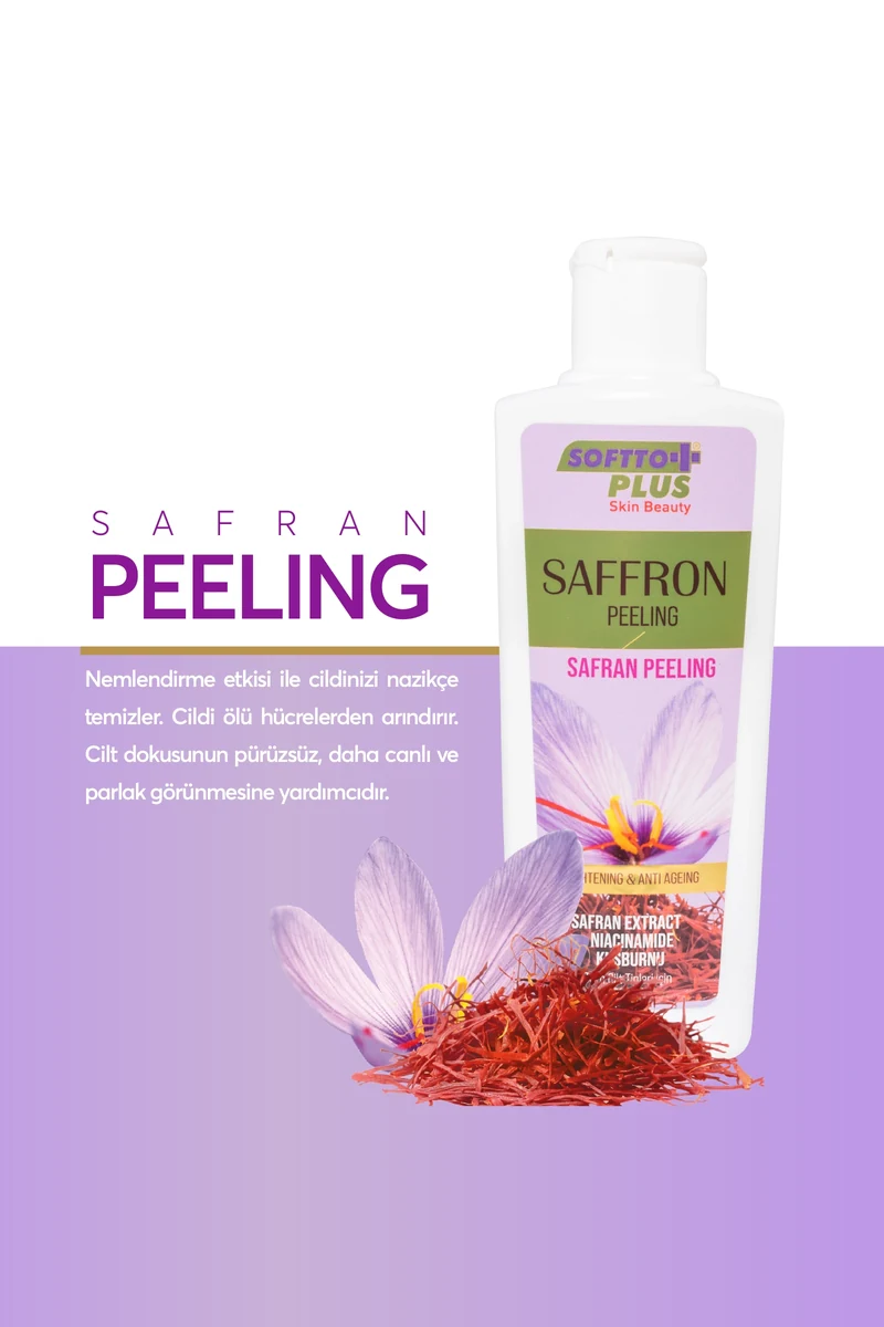Softto Plus Yüz Bakım Peelıng - SAFRAN PEELİNG 200 ML resmî ürün görseli
