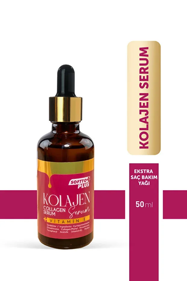 Softto Plus Serum Saç Bakım Besleyici Serum - KOLEJAN SERUM