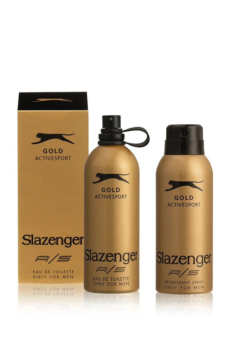 Slazenger Erkek Parfüm ve Deodorant 125ML+150ML - Gold Erkek resmî ürün görseli