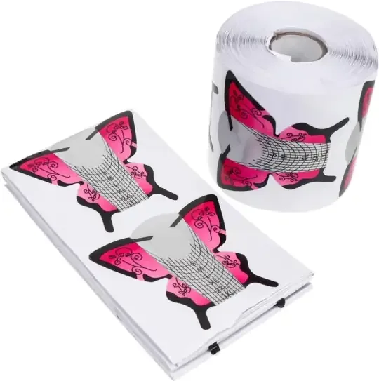 SKYWEİ Nail Art Desen Şablonu - Kelebek Şablon 100lü
