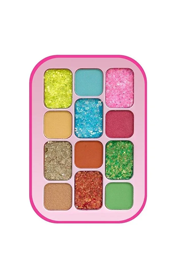 Roesia Rose 12'li Glitter Far Paleti